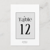 Decoratief Modern Wedding Menu ID887 Kaart (Voorkant)