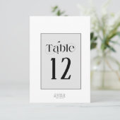 Decoratief Modern Wedding Menu ID887 Kaart (Staand voorkant)