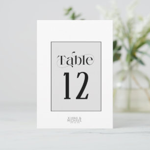 Decoratief Modern Wedding Menu ID887 Kaart