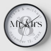 Decoratief Modern Wedding Mr & Mrs ID887 (Voorkant)