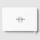Decoratief Modern Wedding Mr & Mrs ID887 Gastenboek (Achterkant)