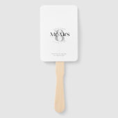 Decoratief Modern Wedding Mr & Mrs ID887 Handwaaier (Voorkant)