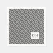 Decoratief Modern Wedding Pinstripe ID887 Servet (Voorkant)