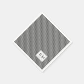 Decoratief Modern Wedding Pinstripe ID887 Servet (Hoek)