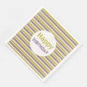 Decoratief moderne streep servet (Hoek)