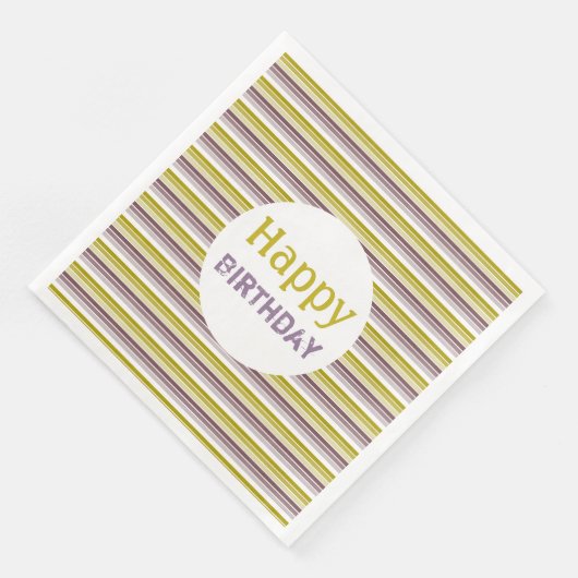 Decoratief moderne streep servet (Hoek)