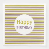 Decoratief moderne streep servet (Voorkant)