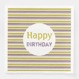 Decoratief moderne streep servet