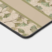 Decoratief Monogram Gedempte Aarde Kleur Ginko Bureaumat (Hoek)