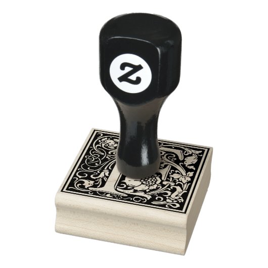 Decoratief monogram letter F Rubberstempel (Stempel)