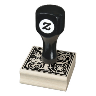 Decoratief monogram letter Y Rubberstempel