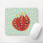 Decoratief mooi Abstract Tulp Patroon Muismat (Met muis)