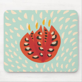 Decoratief mooi Abstract Tulp Patroon Muismat