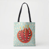 Decoratief mooi Abstract Tulp Tote Bag (Voorkant)