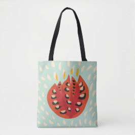 Decoratief mooi Abstract Tulp Tote Bag