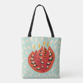 Decoratief mooi Abstract Tulp Tote Bag (Achterkant)