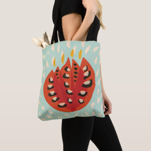 Decoratief mooi Abstract Tulp Tote Bag
