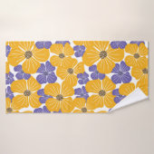 Decoratief mooie abstracte florale stijl badhanddoek (Badhanddoek)