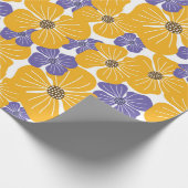 Decoratief mooie abstracte florale stijl cadeaupapier (Hoek)