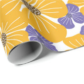 Decoratief mooie abstracte florale stijl cadeaupapier (Rol Hoek)