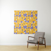 Decoratief mooie abstracte florale stijl wandkleed (In situ)