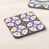 Decoratief Mozaïek Keramisch  Tegel Patroon Bier Onderzetter (Linkerzijde)