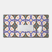 Decoratief Mozaïek Keramisch  Tegel Patroon Bureaumat (Keyboard & Muis)