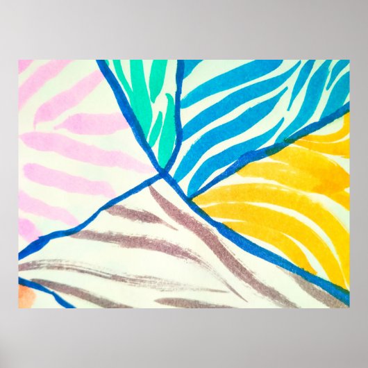  decoratief naadloos model w poster (Voorkant)