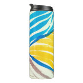  decoratief naadloos model w thermosbeker (Geroteerd rechts)