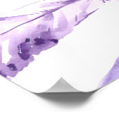 Decoratief naadloos patroon met veren. Waterco Poster (Hoek)