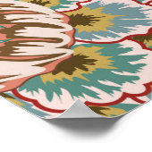 Decoratief naadloos patroon. Traditioneel m Poster (Hoek)