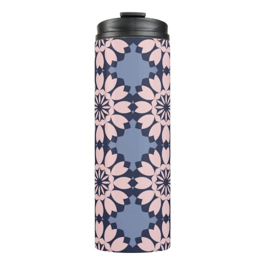 Decoratief naadloos patroon van verschillende geom thermosbeker (Voorkant)