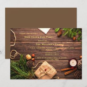 Decoratief nieuwjaarsfeest kaart