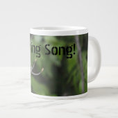 Decoratief ochtendlied grote koffiekop (Voorkant rechts)