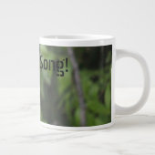 Decoratief ochtendlied grote koffiekop (Rechts)