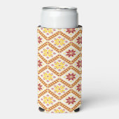 Decoratief Oekraïnse kruissteek Seltzer Blikjeskoeler (Seltzer Voorkant)