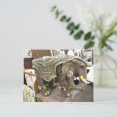 Decoratief olifant briefkaart (Staand voorkant)