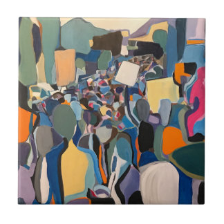 DECORATIEF ONDERZETTER TILE TEGELTJE