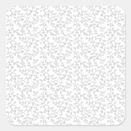 decoratief ontwerp 37 vierkante sticker (Voorkant)
