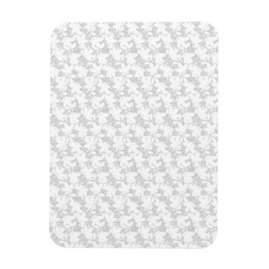 decoratief ontwerp negentien magneet (Verticaal)