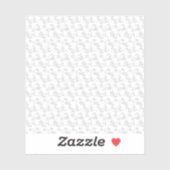 decoratief ontwerp negentien sticker (Vel)