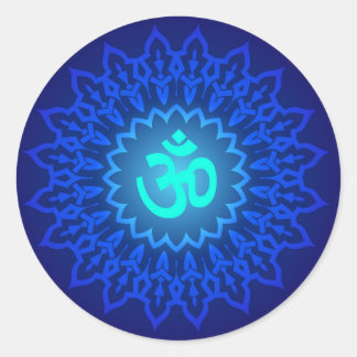 Decoratief ontwerp ronde sticker