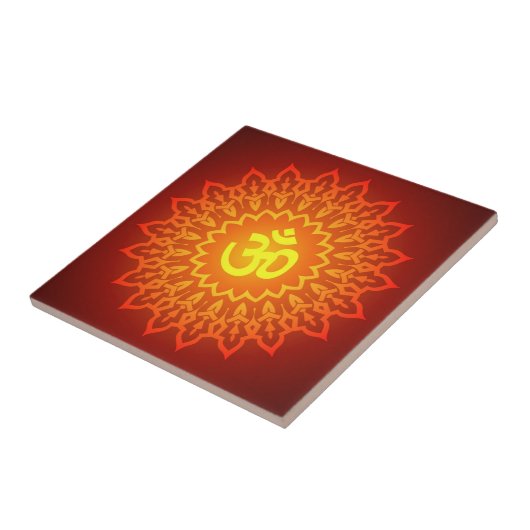 Decoratief ontwerp tegeltje (Zijkant)