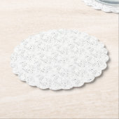 decoratief ontwerp Twee Kartonnen Onderzetters (Gekanteld)