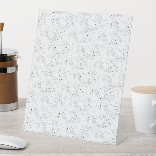 decoratief ontwerp Twee Reclamebord Met Voetstuk (Insitu)