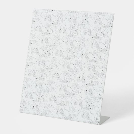 decoratief ontwerp Twee Reclamebord Met Voetstuk (Voorkant)