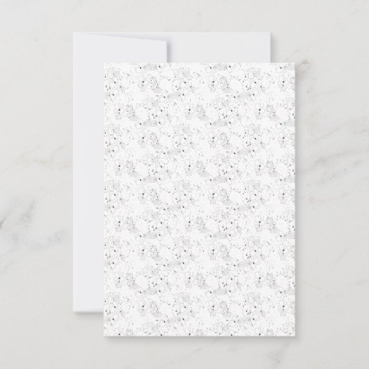 decoratief ontwerp Twee RSVP Kaartje (Voorkant)