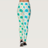 decoratief ontwerp voor florale natuur leggings (Achterkant)