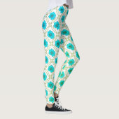 decoratief ontwerp voor florale natuur leggings (Rechts)