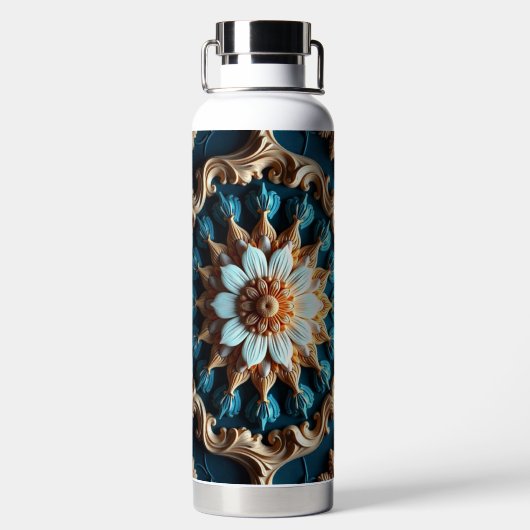  decoratief ontwerp waterfles (Achterkant)